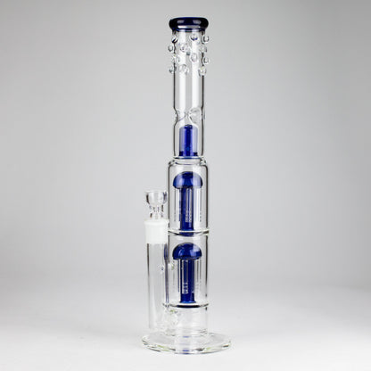 16" Triple Perc Straight Tube – Premium Glass Bong with Maximum Filtration