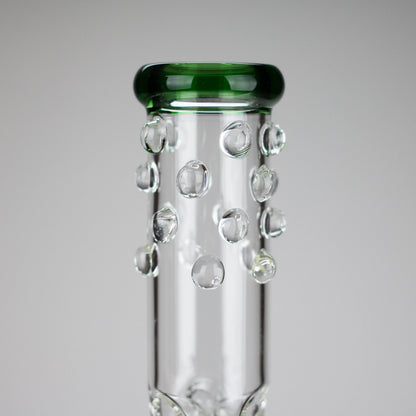 16" Triple Perc Straight Tube – Premium Glass Bong with Maximum Filtration