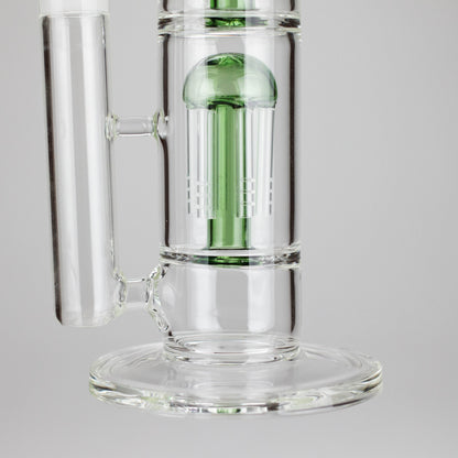 16" Triple Perc Straight Tube – Premium Glass Bong with Maximum Filtration