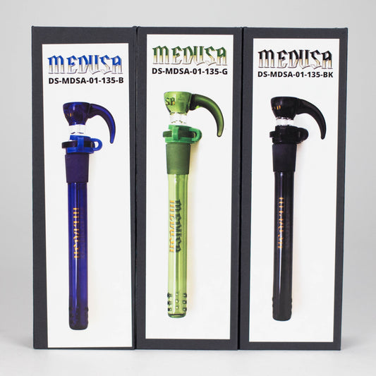 Medusa | Colored Downstem Style "01" – Includes Glass Bowl & Keck Clip