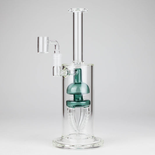 11" 2-in-1 Glass Dab Rig with Percolator
