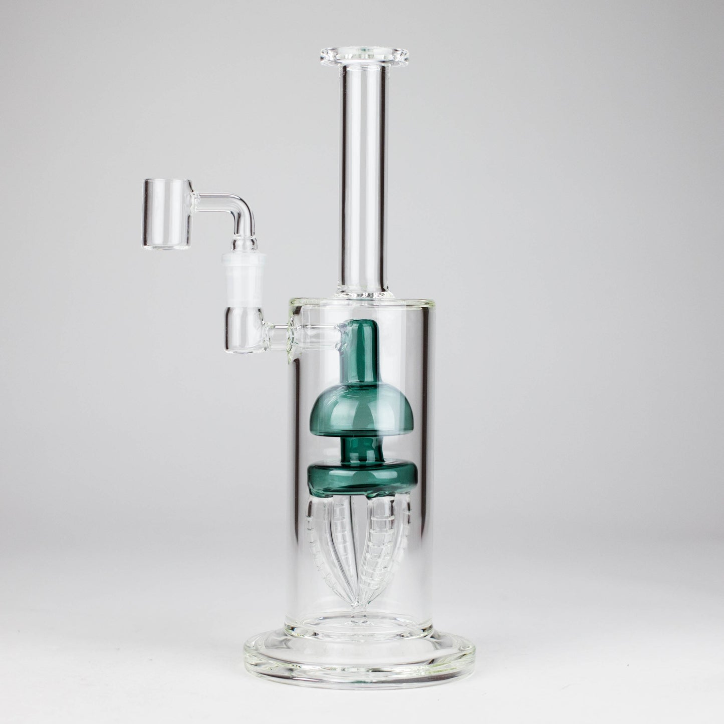 11" 2-in-1 Glass Dab Rig with Percolator