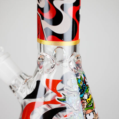 10" Glow-in-the-Dark Glass Beaker Bong