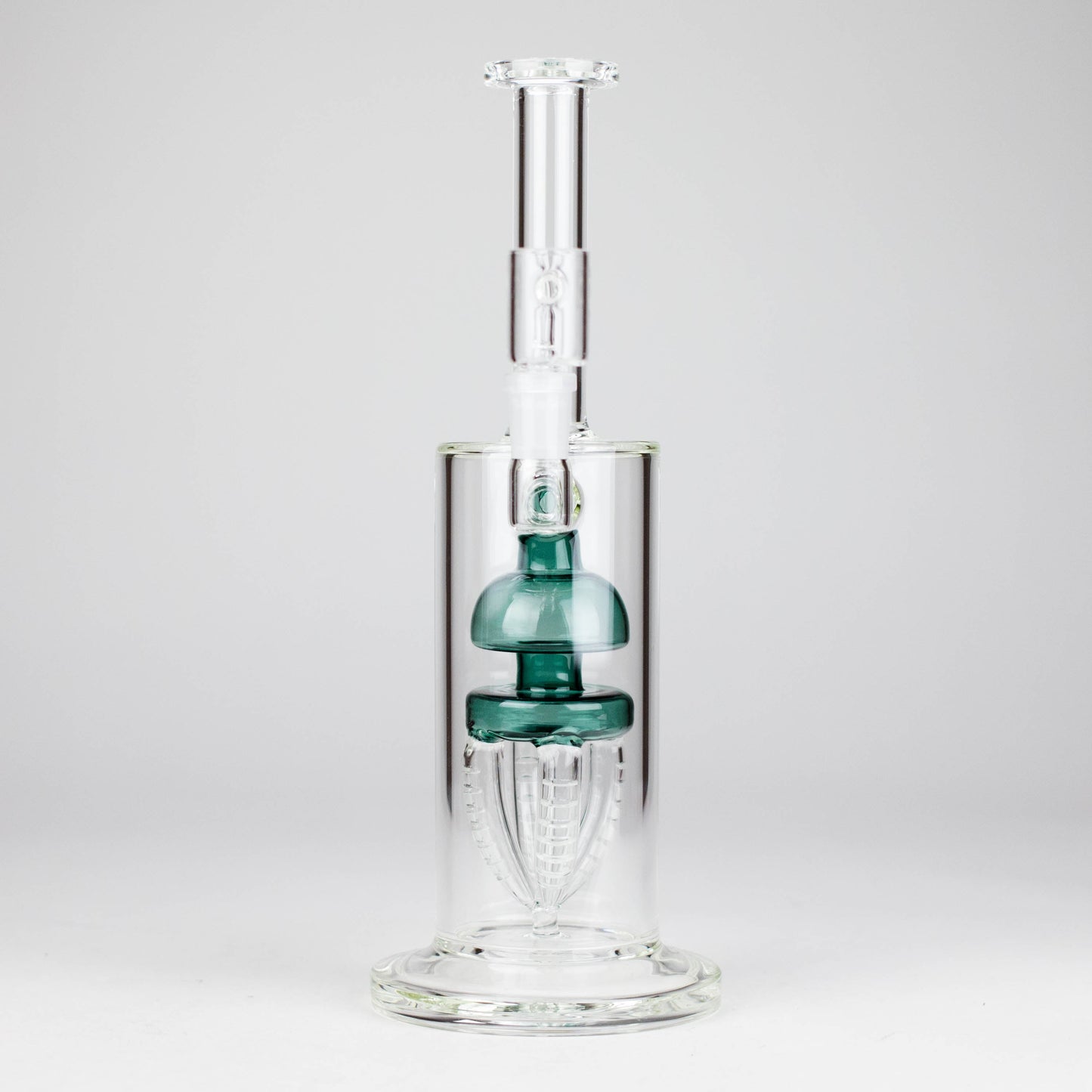11" 2-in-1 Glass Dab Rig with Percolator