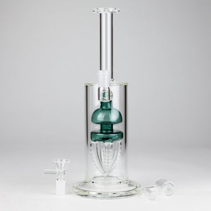 11" 2-in-1 Glass Dab Rig with Percolator