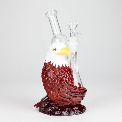 9" Eagle glass water bong