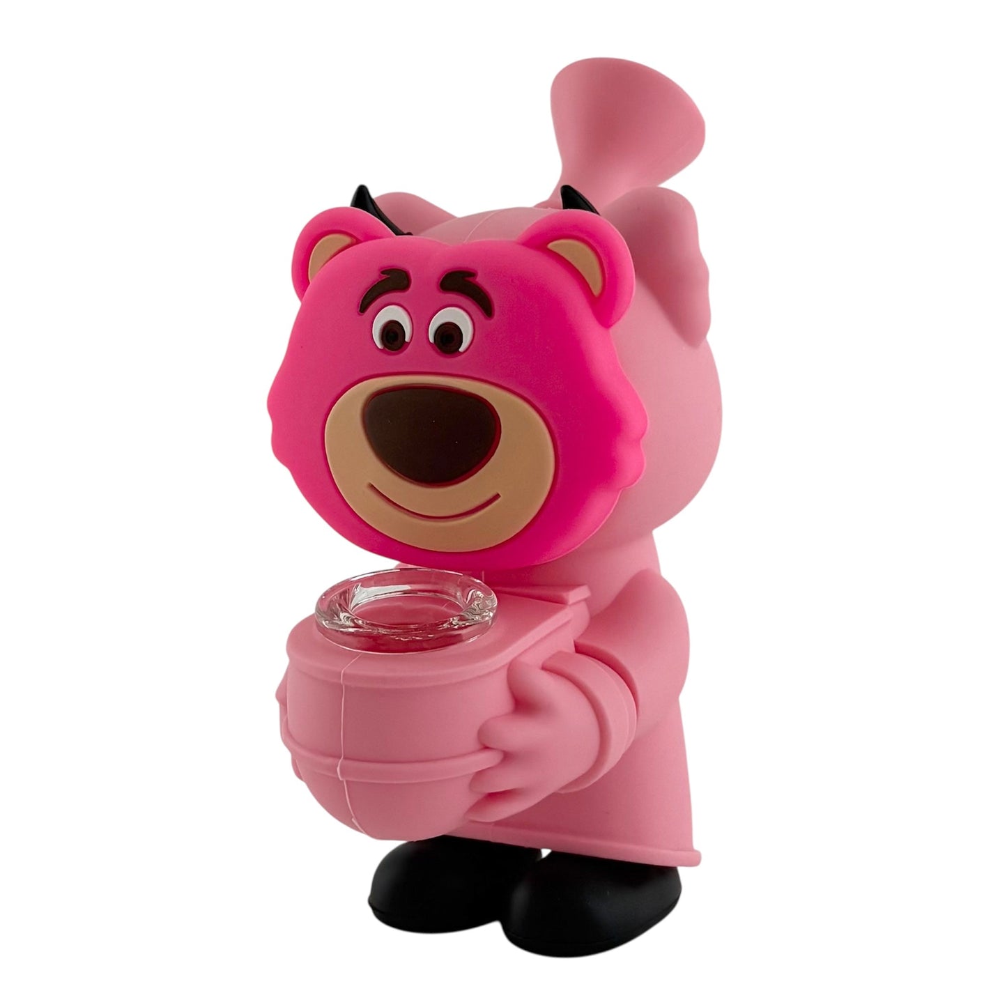 6" Pink Bear Silicone Water Pipe