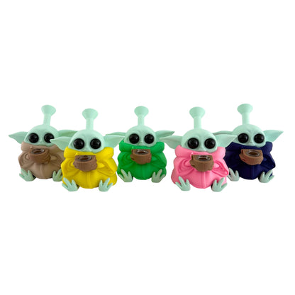 6" Baby Alien Silicone Water Pipe