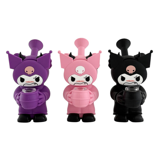 6" Silicone Character Water Pipe – Assorted Colors