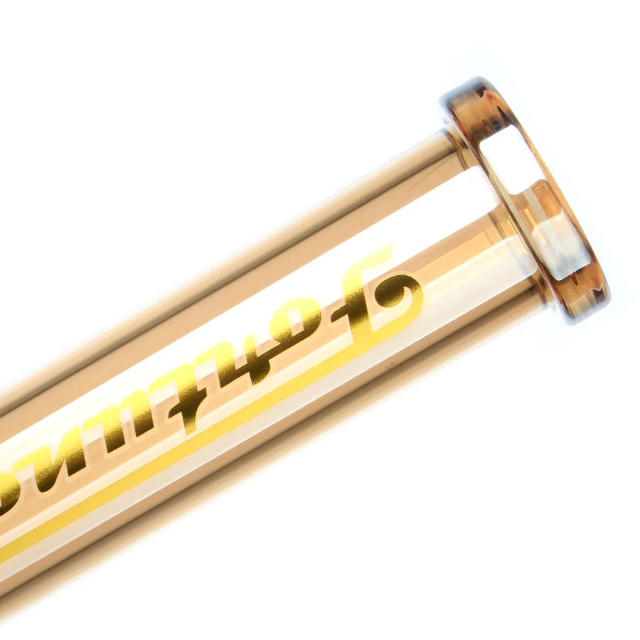 Fortune | Electroplated 10" 5mm Hexagon Glass Beaker Bong - 4 Assorted Colours