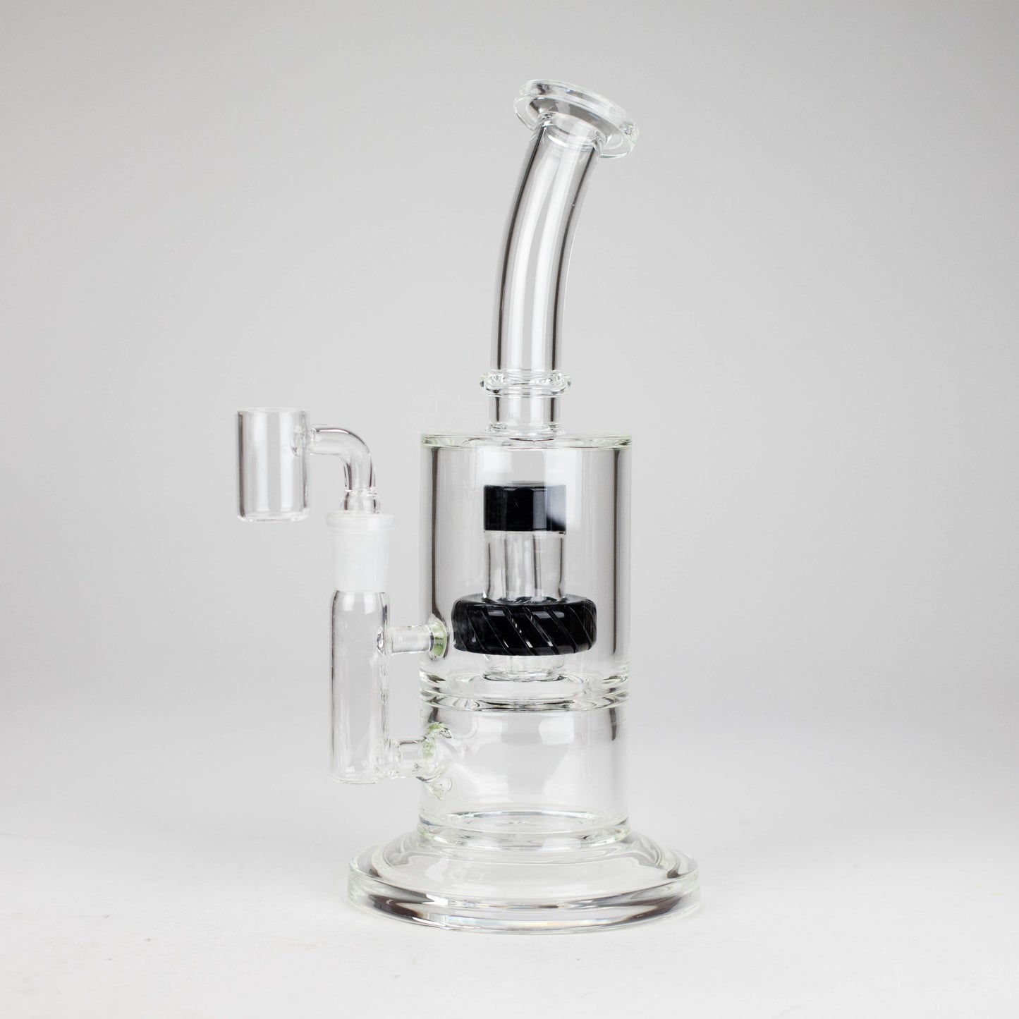 Z9" 2-in-1 Color accented Glass Dag Rig with Percolator