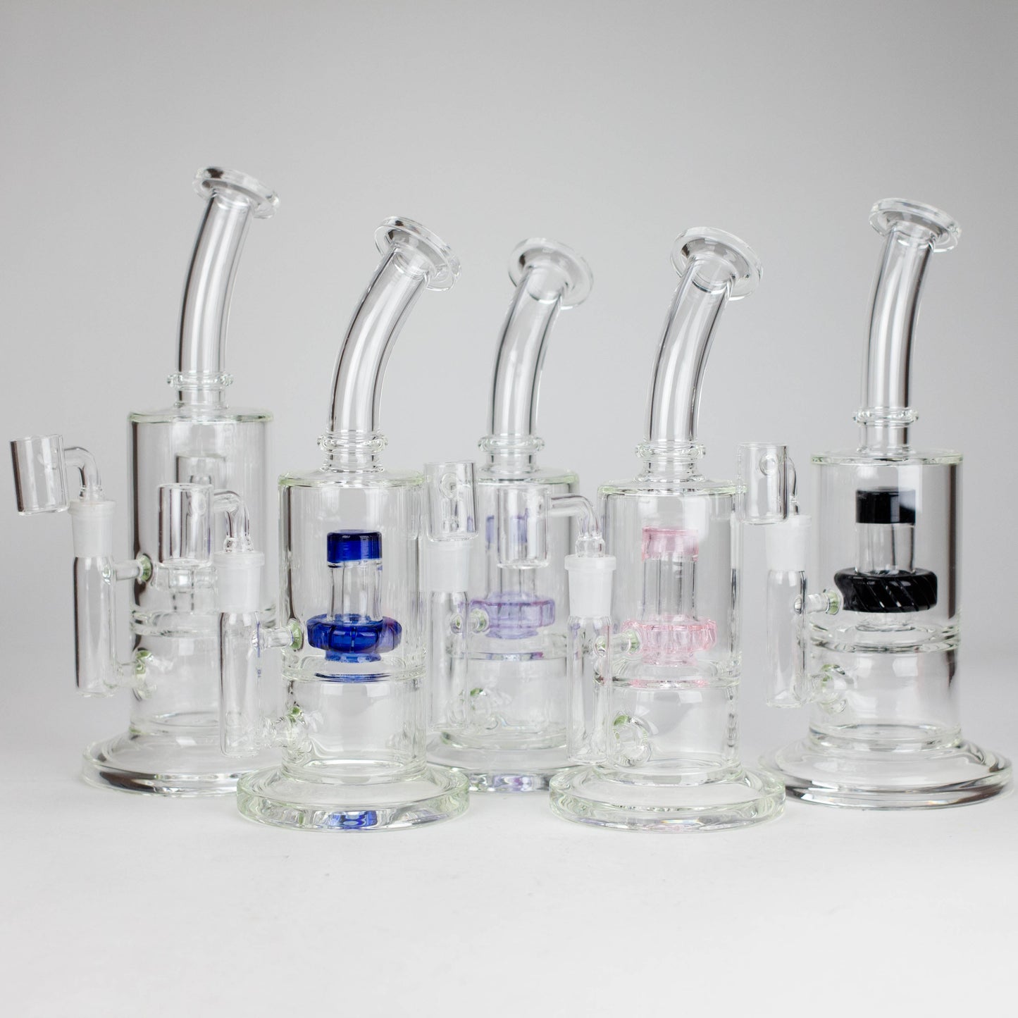 Z9" 2-in-1 Color accented Glass Dag Rig with Percolator