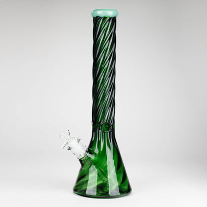 Genie | 16" 9mm Twist Glass Beaker Bong