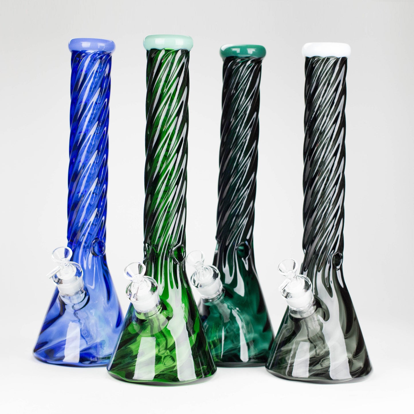 Genie | 16" 9mm Twist Glass Beaker Bong