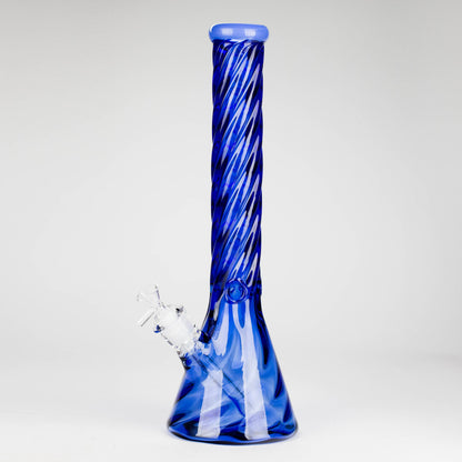 Genie | 16" 9mm Twist Glass Beaker Bong