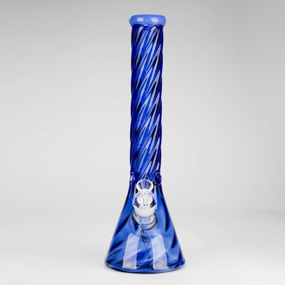Genie | 16" 9mm Twist Glass Beaker Bong