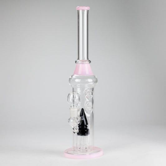 19" Poke Glass Water Bong – Assorted Colors