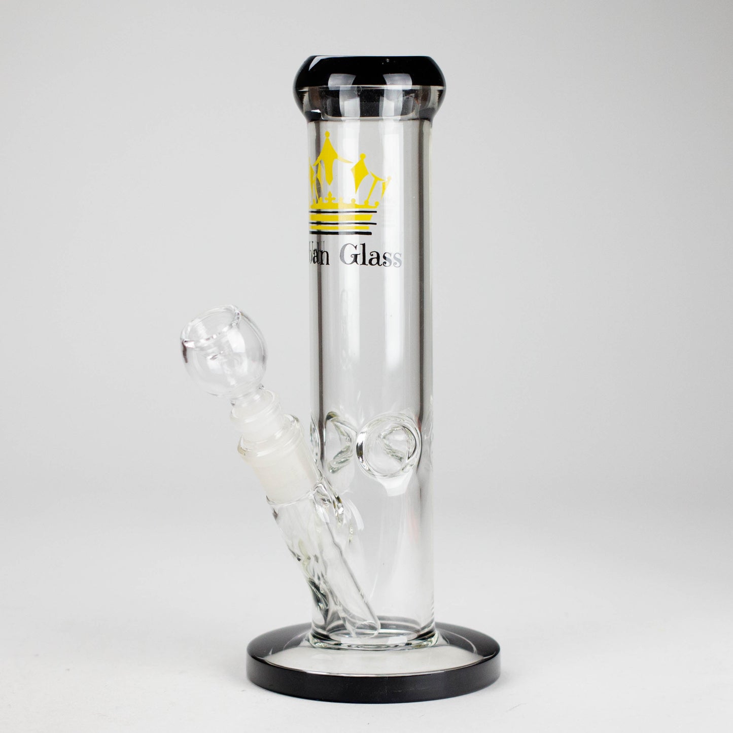 10" Straight Tube Glass Water Bong