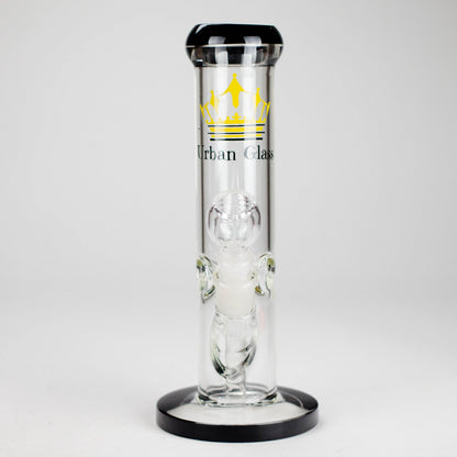10" Straight Tube Glass Water Bong
