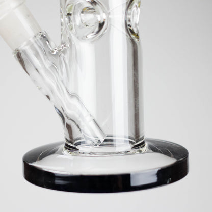 10" Straight Tube Glass Water Bong
