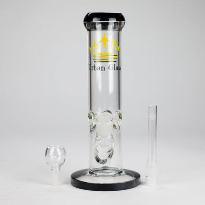 10" Straight Tube Glass Water Bong