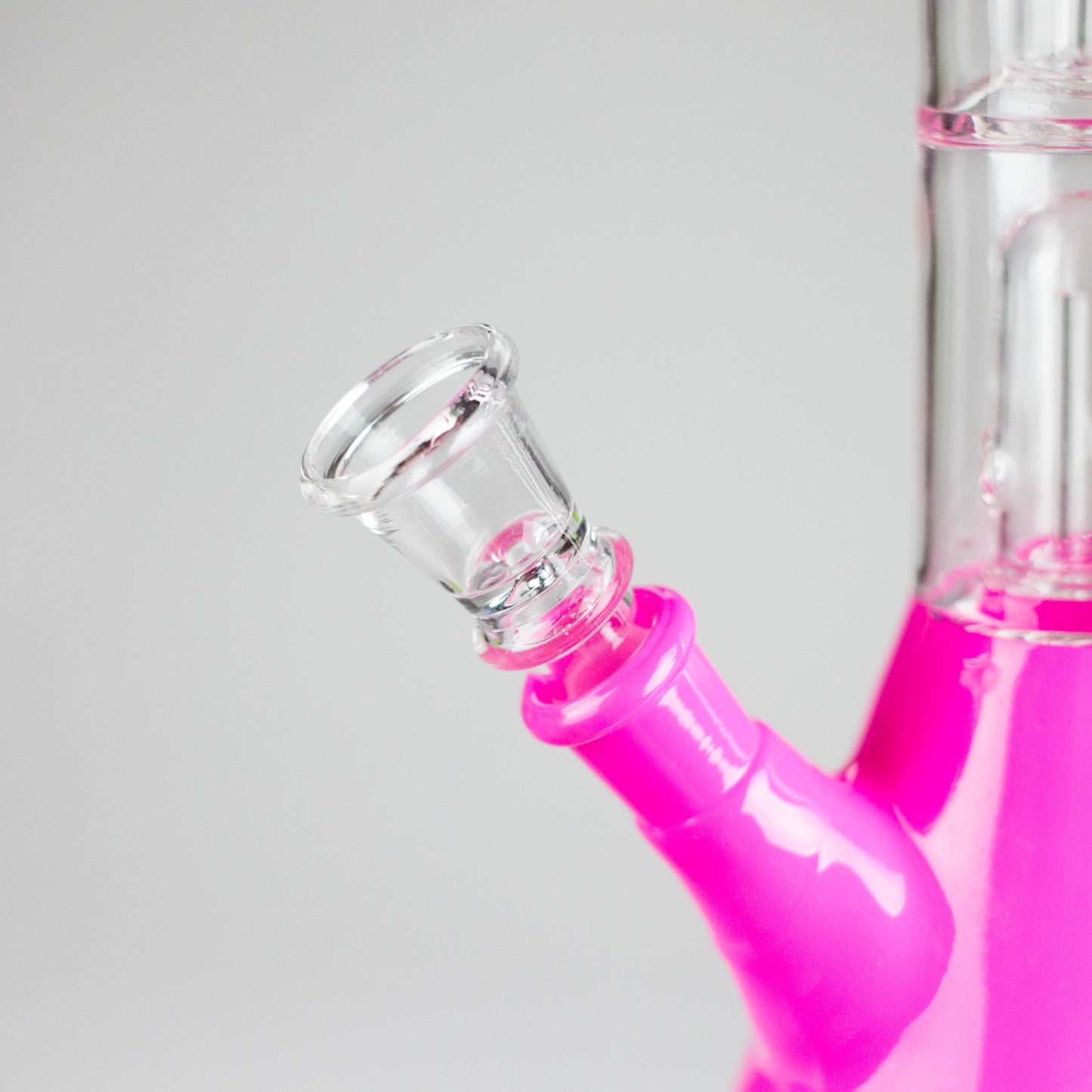 12" Double Perc Fancy Glass Water Bong – Assorted Colors