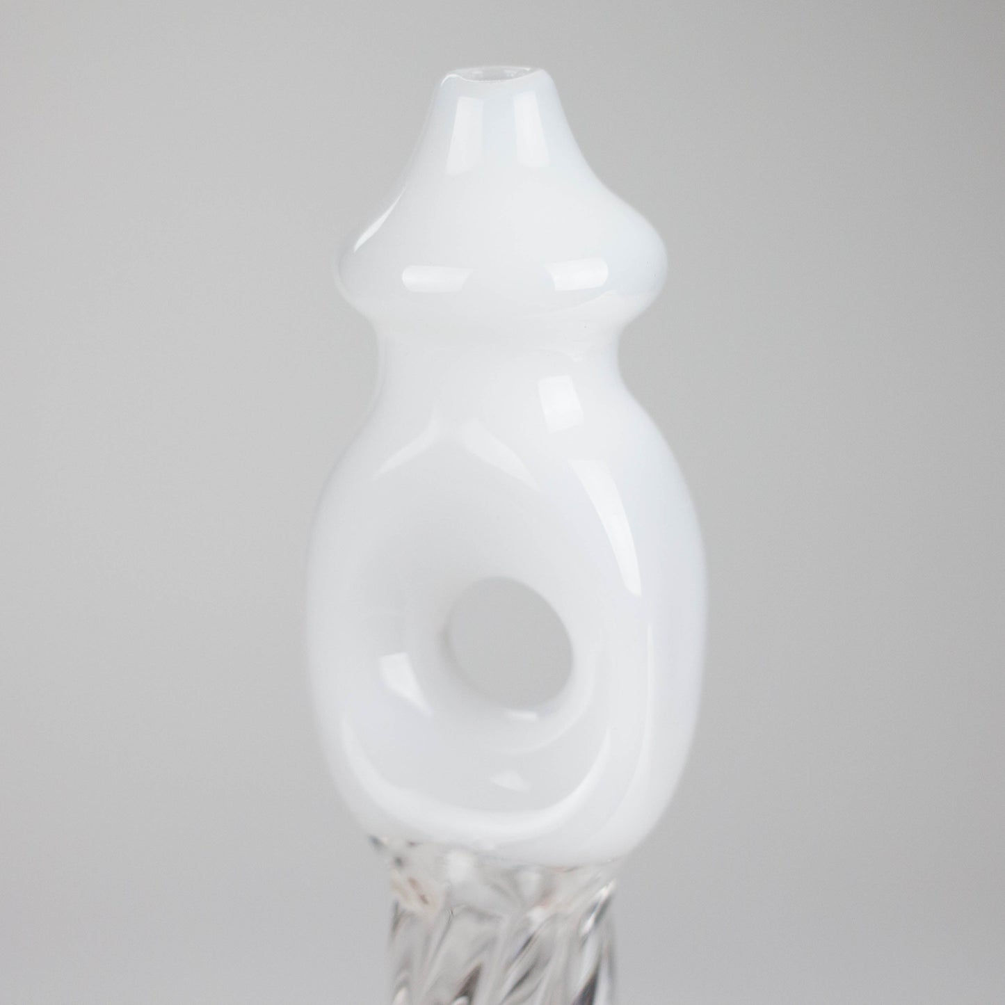 7" Donut Twist Glass Water Bong – Assorted Colors