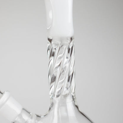 7" Donut Twist Glass Water Bong – Assorted Colors