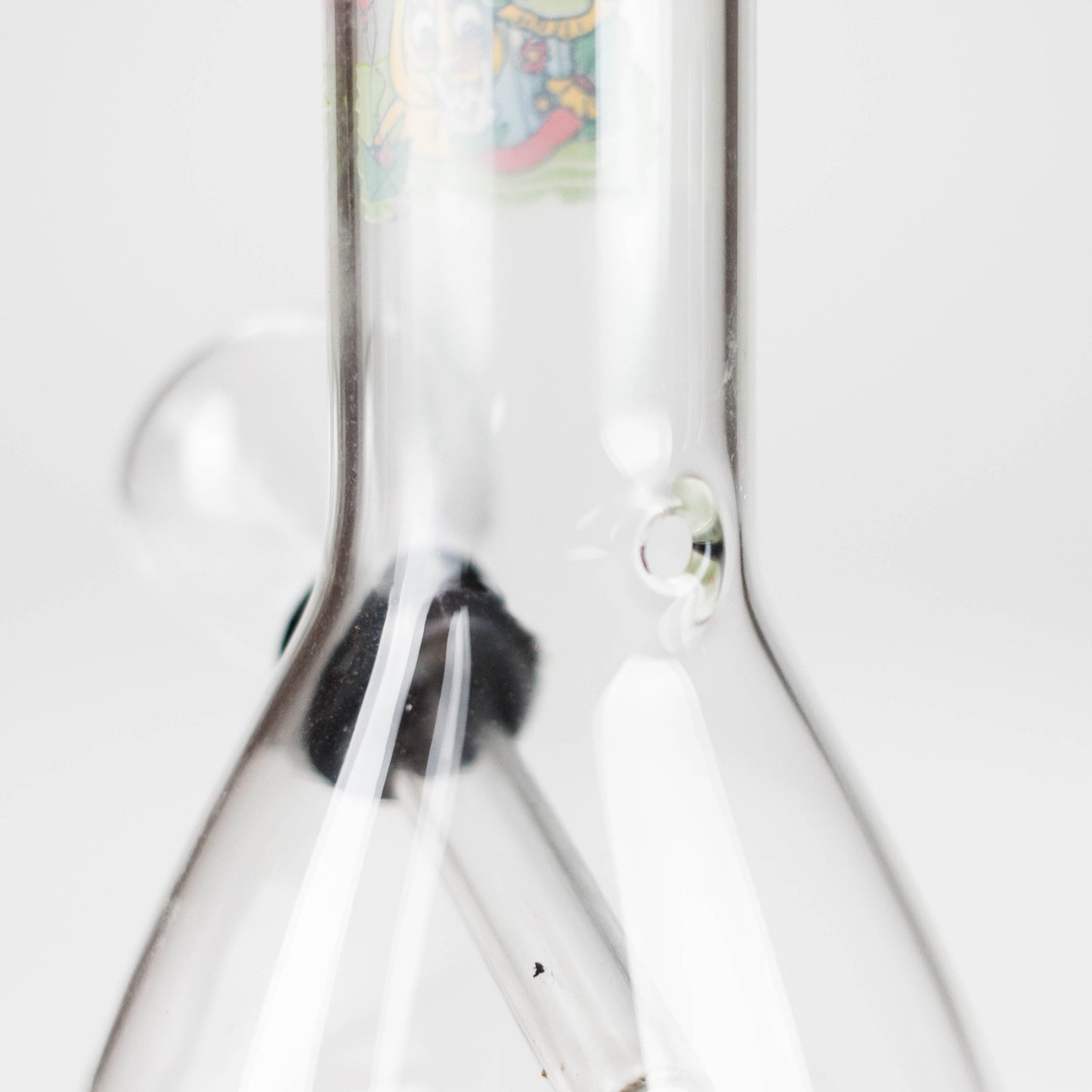 5" Glass Water Bong – Assorted Sticker Design