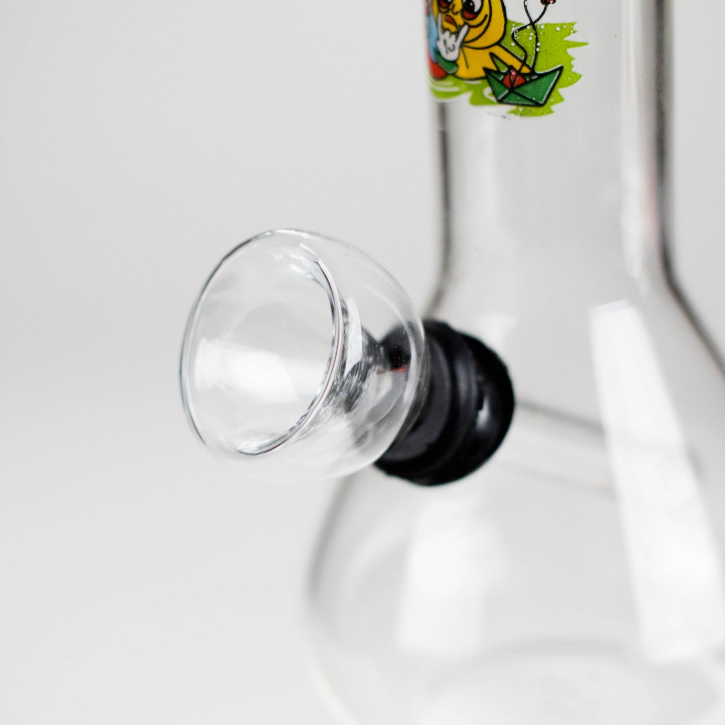 5" Glass Water Bong – Assorted Sticker Design