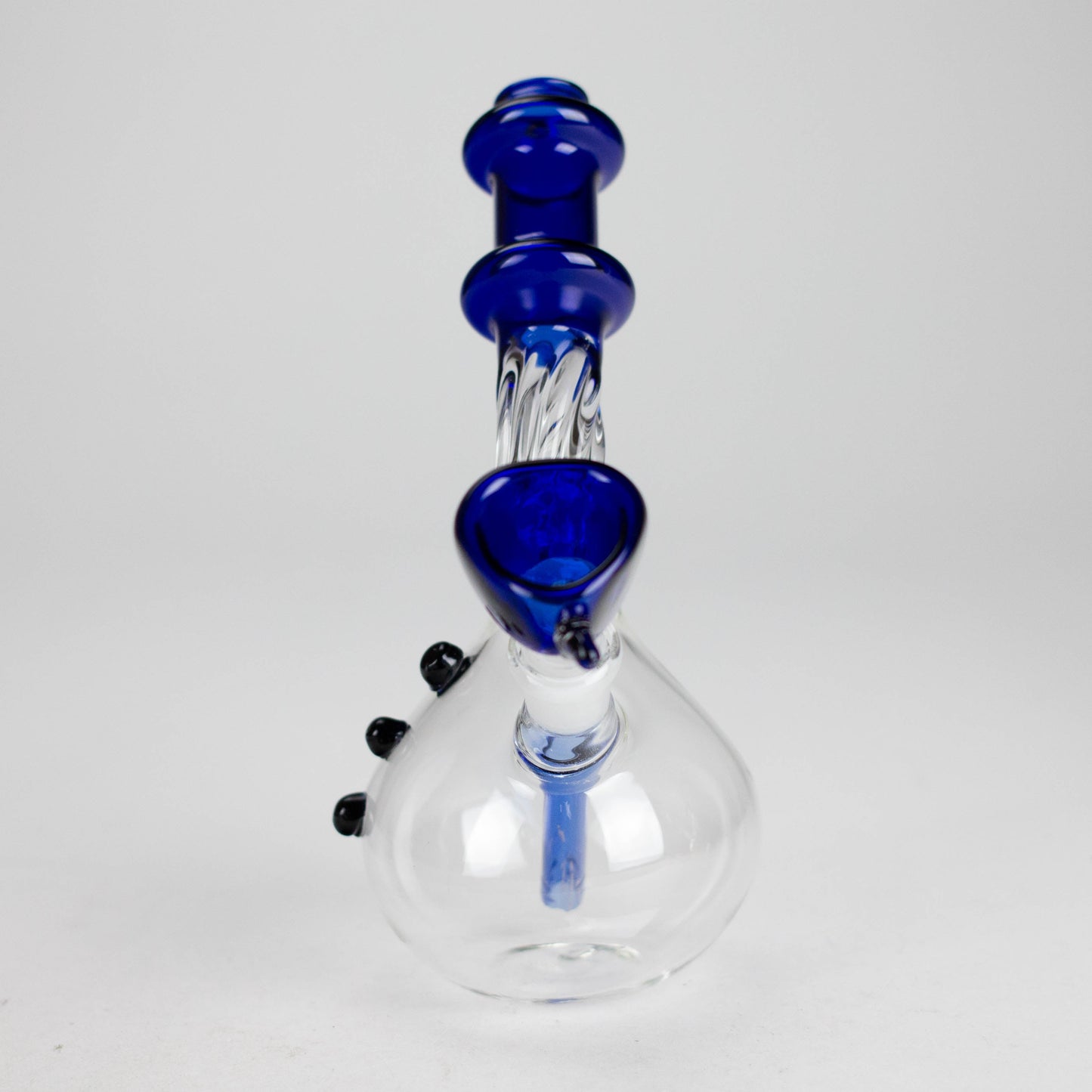 7" Twisted Bend Tube Glass Bong – Assorted Colors