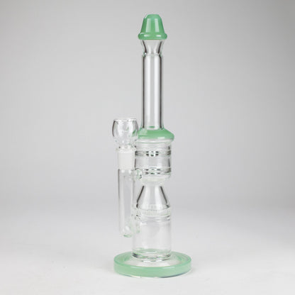12" Honeycomb Diffuser Glass Water Bong – Assorted Colors