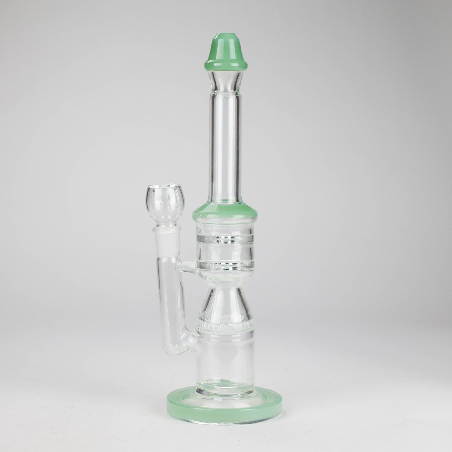 12" Honeycomb Diffuser Glass Water Bong – Assorted Colors