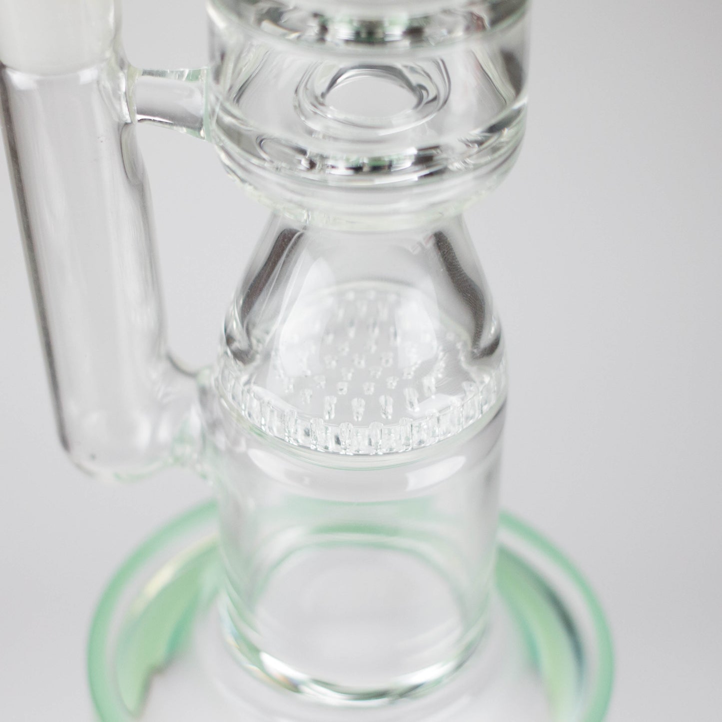 12" Honeycomb Diffuser Glass Water Bong – Assorted Colors