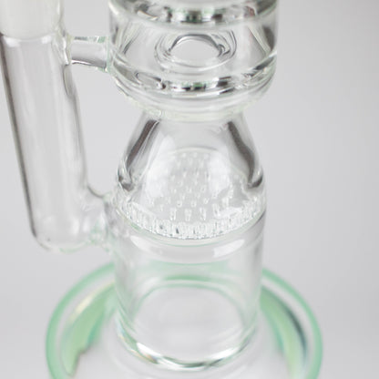 12" Honeycomb Diffuser Glass Water Bong – Assorted Colors