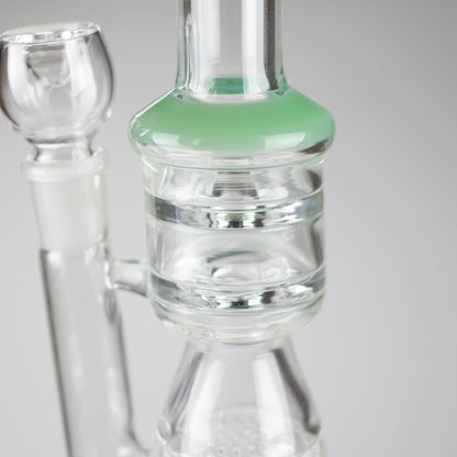 12" Honeycomb Diffuser Glass Water Bong – Assorted Colors
