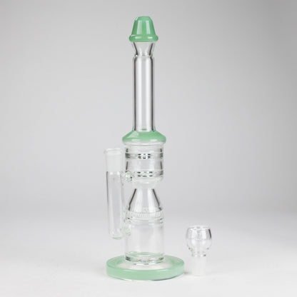 12" Honeycomb Diffuser Glass Water Bong – Assorted Colors