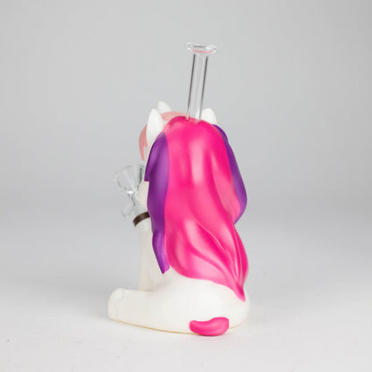 7.6" Vinyl unicorn water pipe