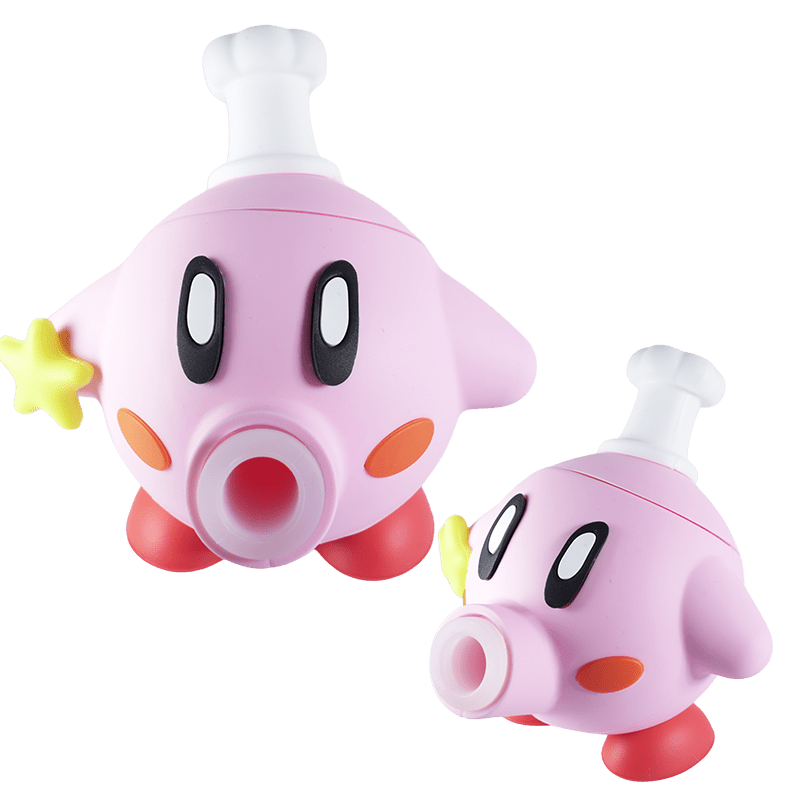 5" Power Up Star Friend Silicone Water Pipe  – Pink