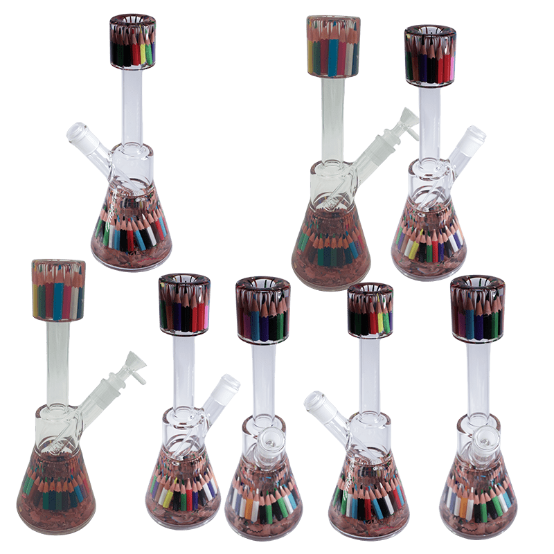 12" Center Piece Beaker Waterpipe – Assorted Designs