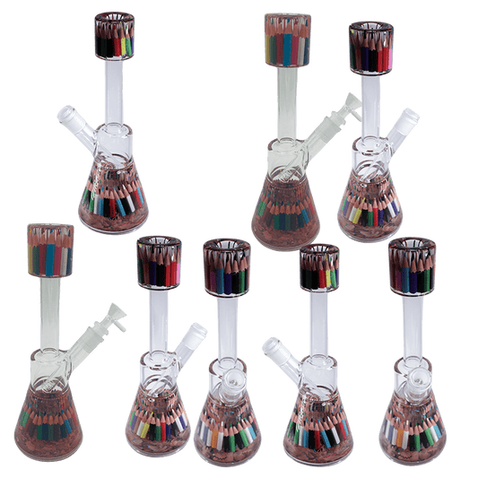 12" Center Piece Beaker Waterpipe – Assorted Designs