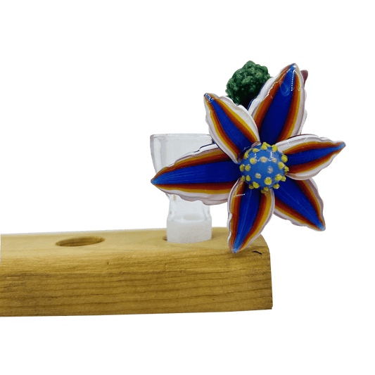 Flower Decorative Glass Bowl