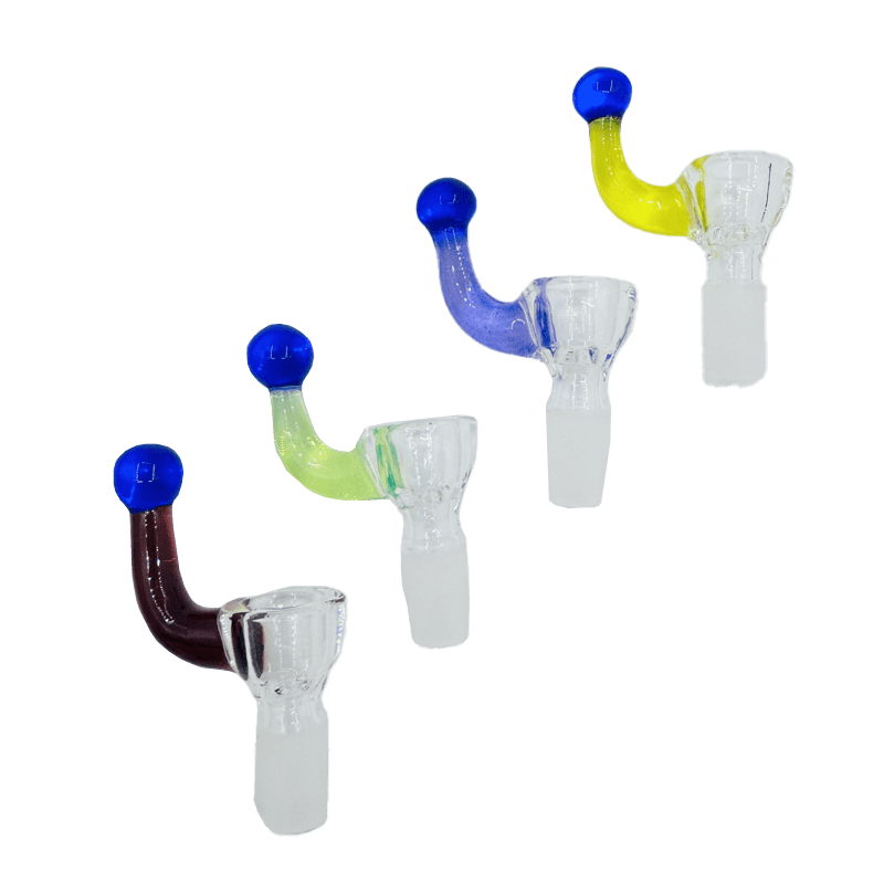 Color Handle Glass Bowl - Assorted