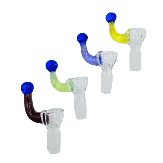 Color Handle Glass Bowl - Assorted