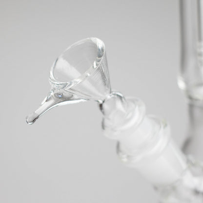 12" Beaker glass water bong with Perc