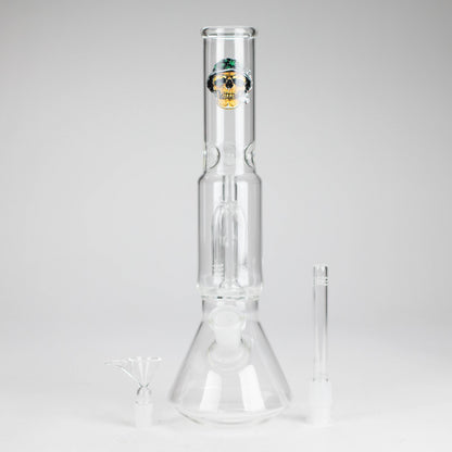 12" Beaker glass water bong with Perc