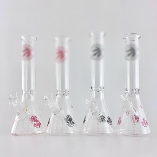 12" Toronto-Themed Beaker Bongs – 4mm Thick Glass