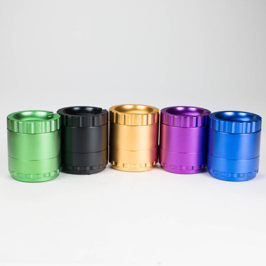Cheech | 63mm 4-Piece CNC Aluminum Grinder with Removable Screen