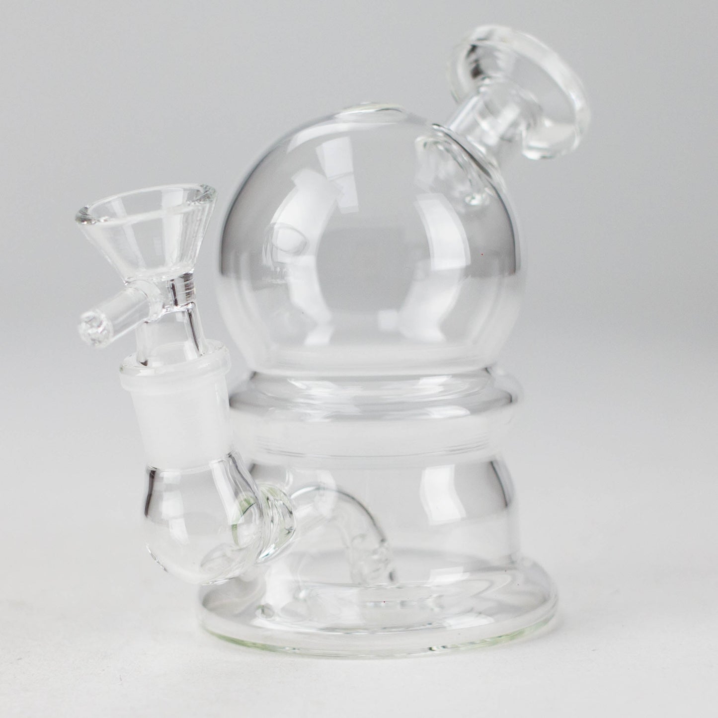 5" Solid Color Electroplate Glass Bong