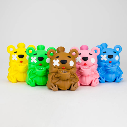 OG Original | 5.3" Cute Bear Silicone Bubbler